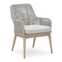 Outdoor Dining Chair with Cushion