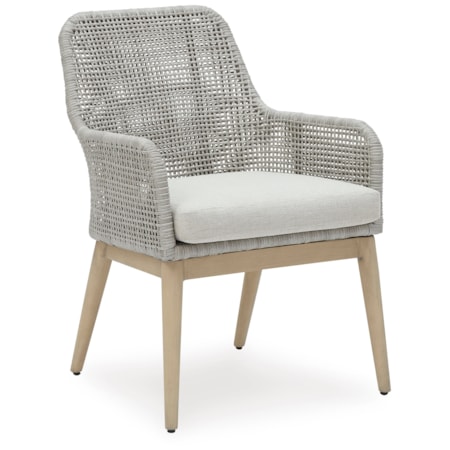 Outdoor Dining Chair with Cushion