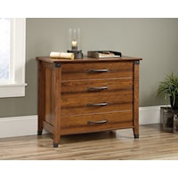 Rustic 2-Drawer Lateral File Cabinet - Washington Cherry