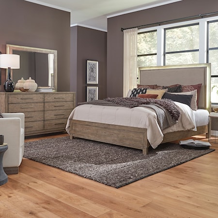 Contemporary 3-Piece Queen Bedroom Group