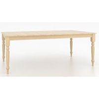 Transitional Customizable Rectangular Wood Table
