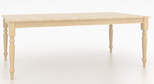 Transitional Customizable Rectangular Wood Table