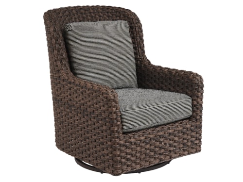 Contemporary Outdoor Swivel Glider Chair