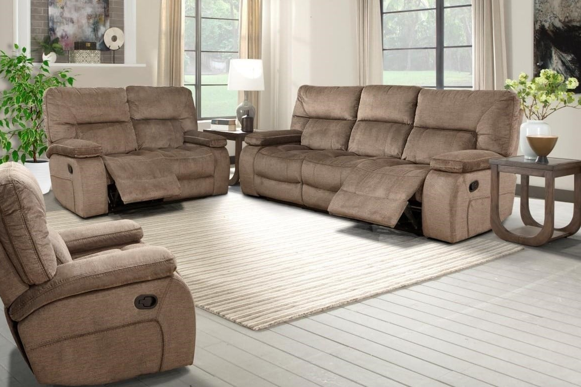 3-Piece Manual Reclining Living Room Set