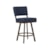 Shown in Mac Denim Fabric and Expresso Finish. Stool May Not Represent Height Indicated.