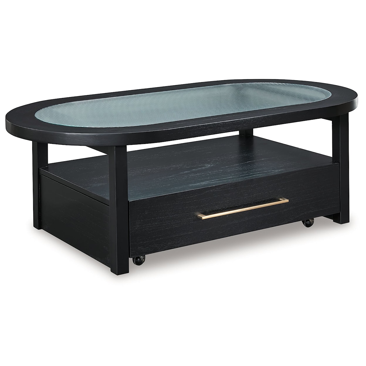 Ashley Furniture Signature Design Winbardi Oval Cofee Table