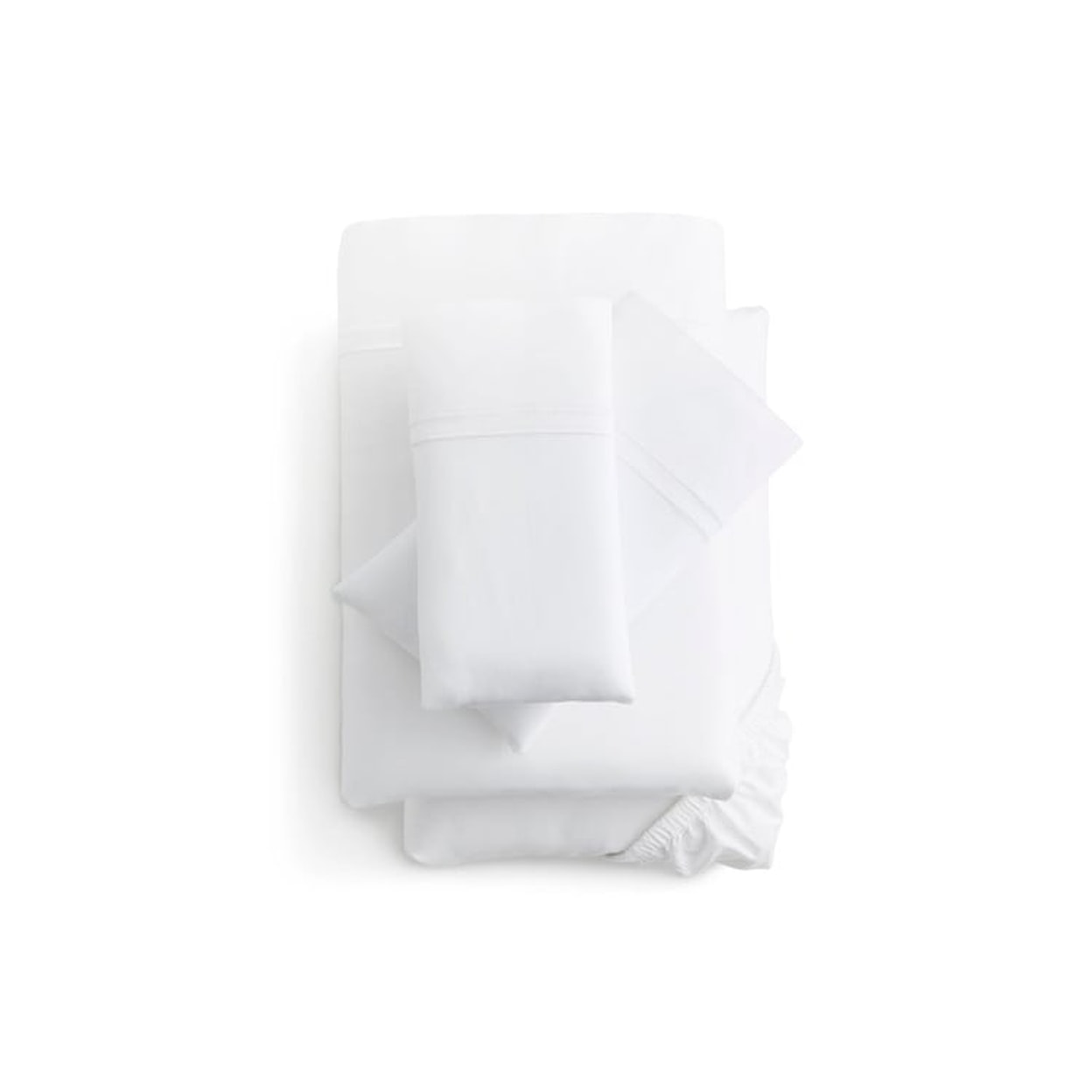 Malouf Supima® Cotton Sheets Pillowcase Queen White Cotton Sheets Pillowcase