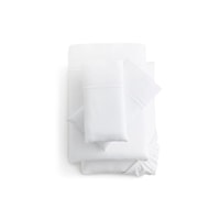 Queen White Supima® Cotton Sheets Pillowcase