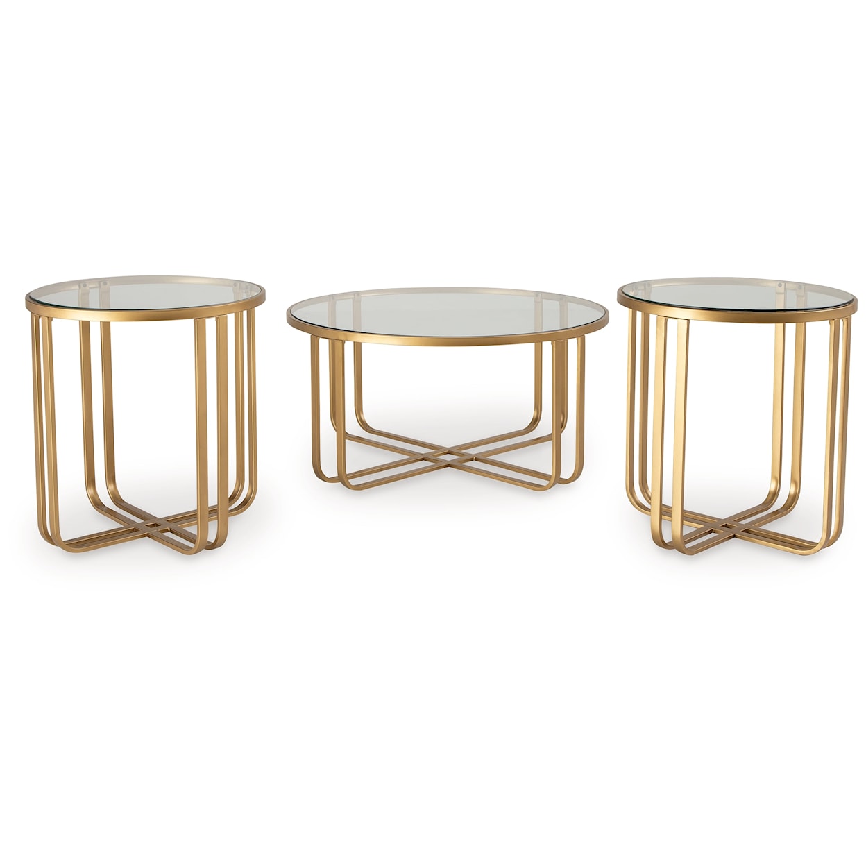 Signature Design by Ashley Furniture Milloton Occasional Table Set