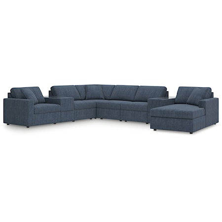 8-Piece Sectional With Chaise