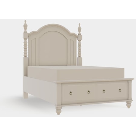 Charleston Arched Panel Full Drawer End