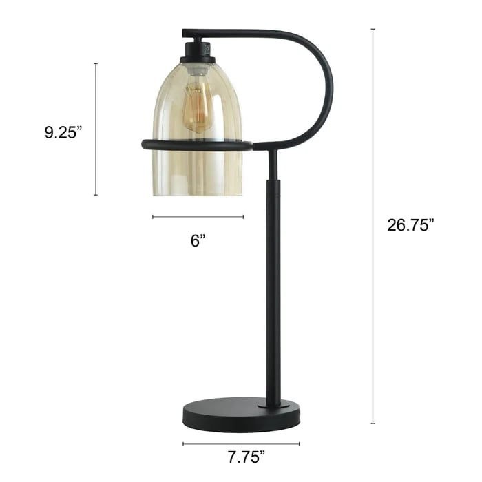 StyleCraft StyleCraft Dark Bronze Colonial Column Style Table Lamp