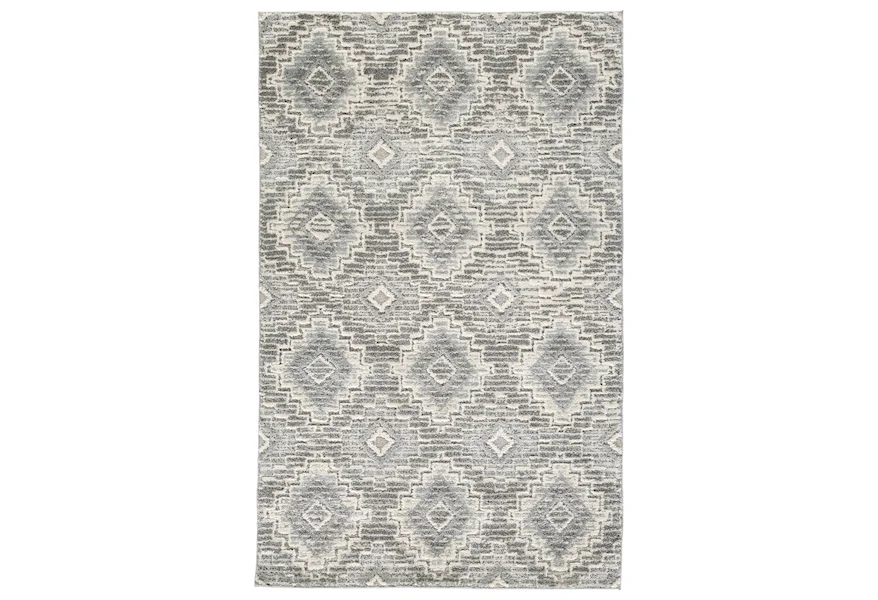 Casual Area Rugs Monwick Gray/Cream Large Rug by Signature Design by Ashley at Furniture Fair - North Carolina