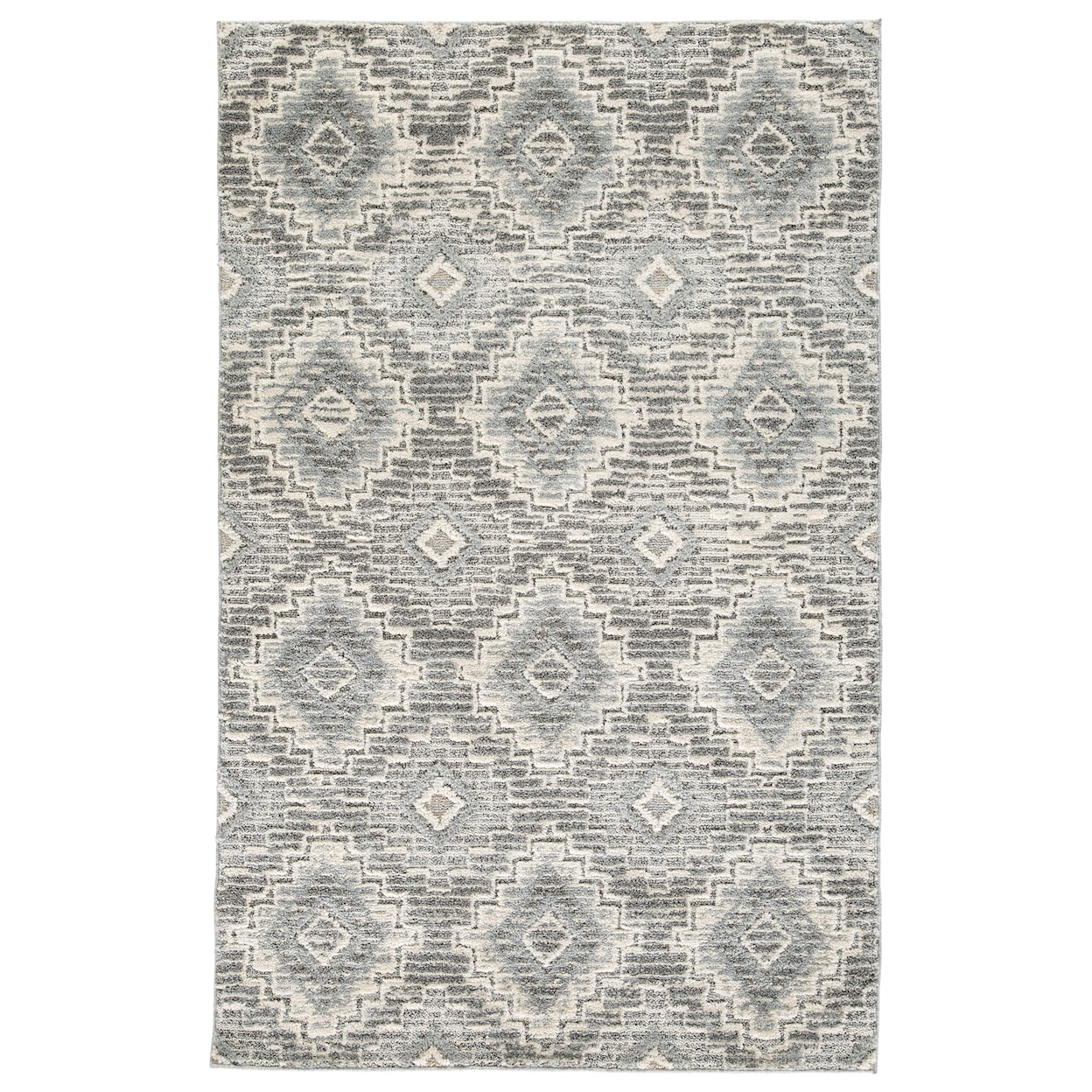 Benchcraft Casual Area Rugs Monwick Gray/Cream Large Rug