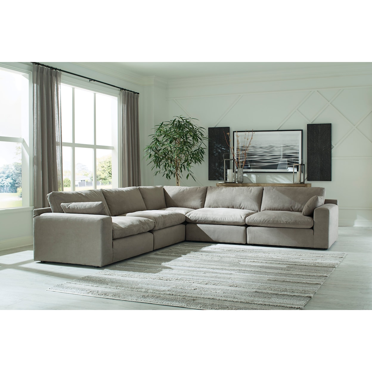 Signature Design by Ashley Next-Gen Gaucho 5-Piece Sectional