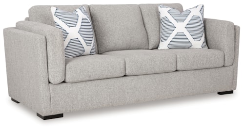 Contemporary Sofa with Arm Pillows