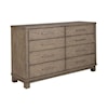 Liberty Furniture Canyon Road 8-Drawer Dresser