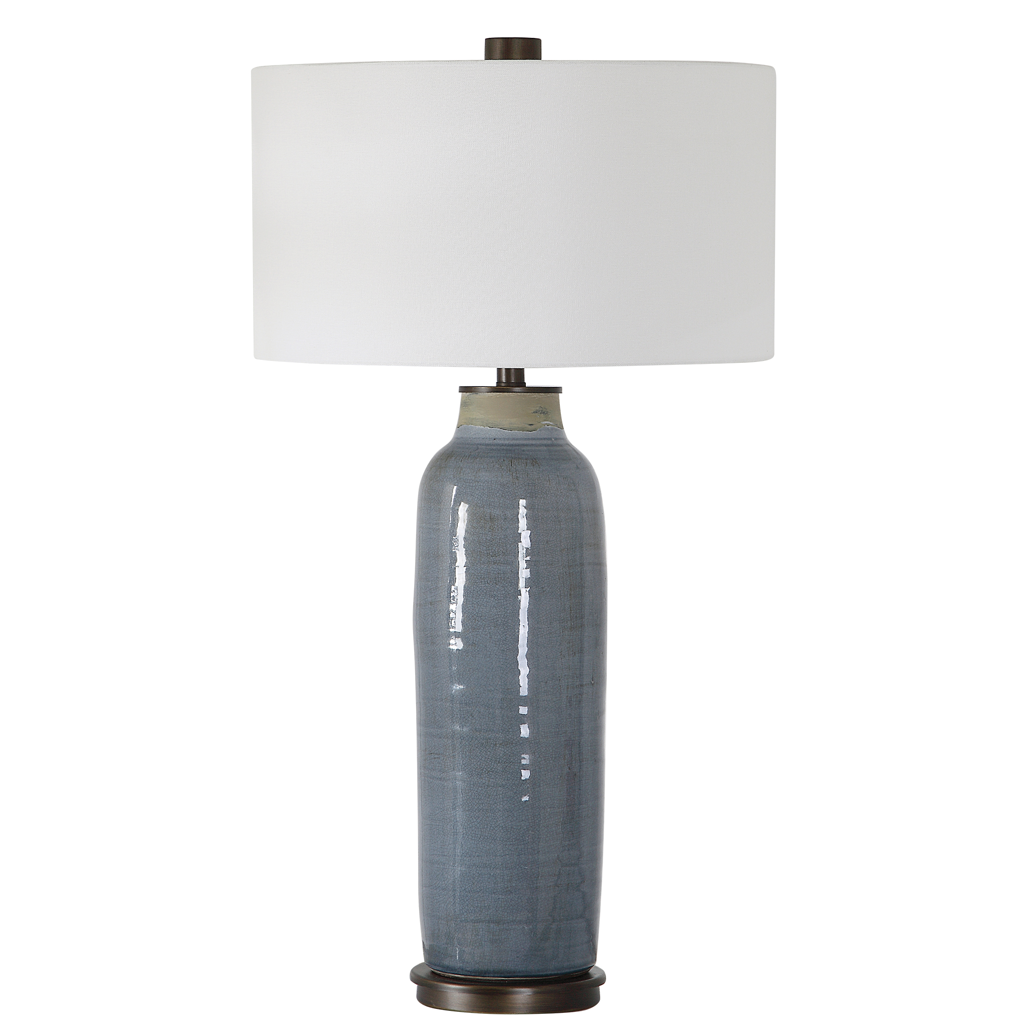 Uttermost Vicente Vicente Slate Blue Table Lamp