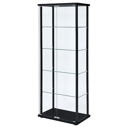 Glass Curio Display Cabinet