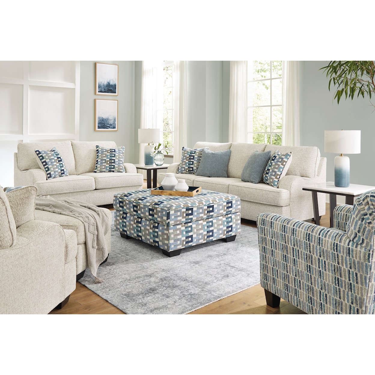 Ashley Furniture Signature Design Valerano 6-Piece Living Room Set