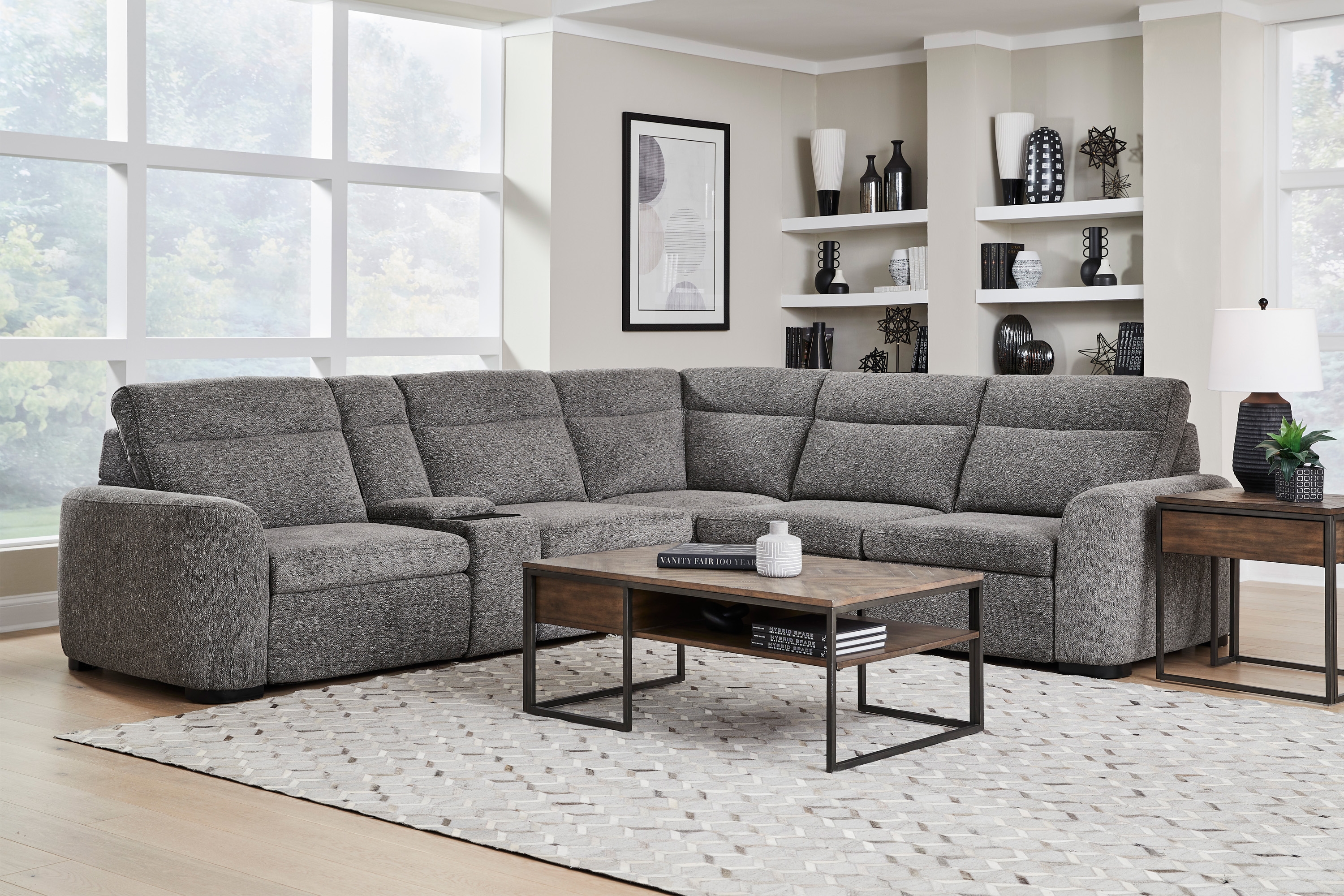 6-Piece Power Sliding Sectional