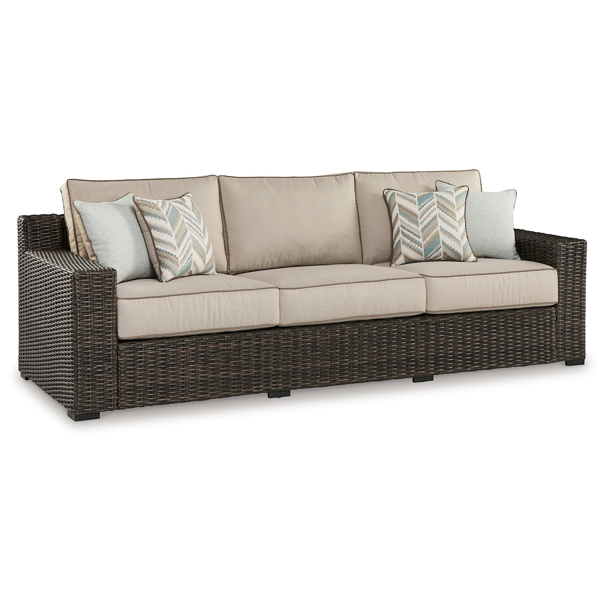 Benchcraft Coastline Bay Outdoor Sofa With Cushion