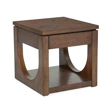 Single Drawer End Table