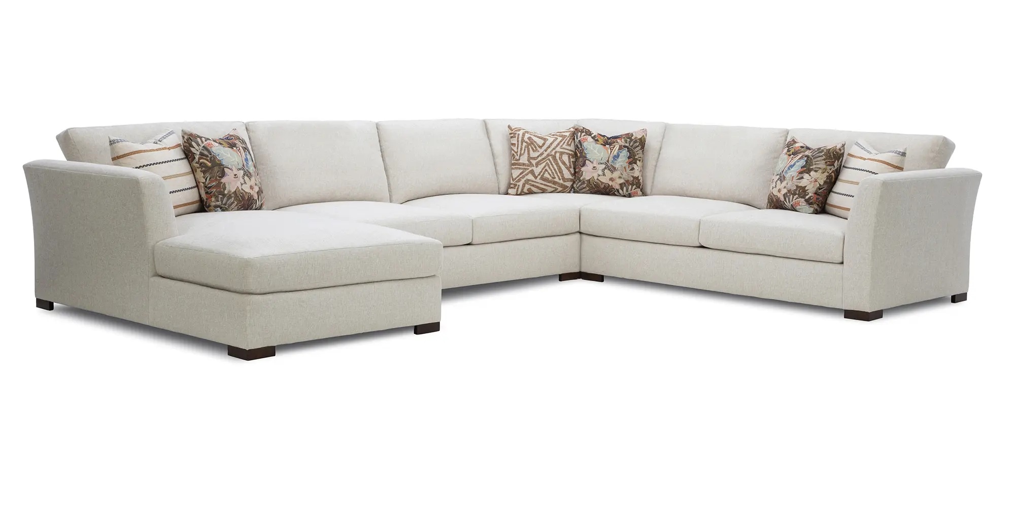 4-Piece Sectional Sofa with Chaise