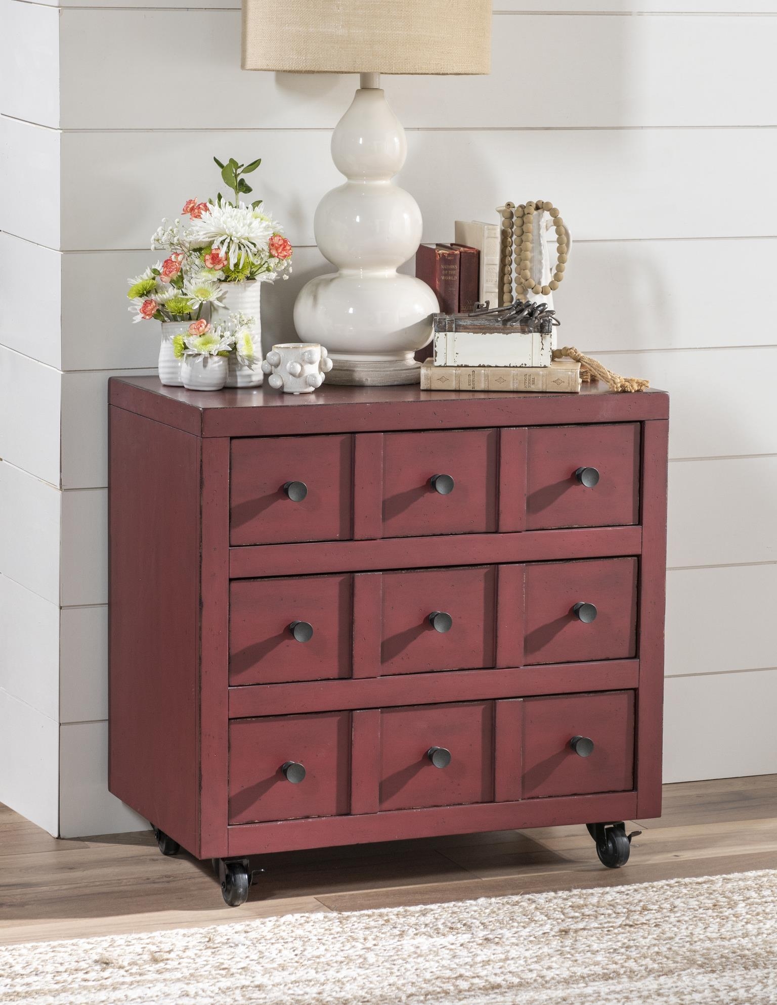 Legacy Classic Vintage Market 3-Drawer Nightstand