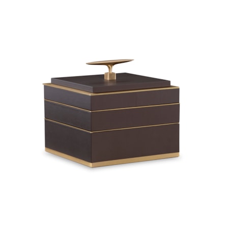 Brown Jewelry Compartment Box