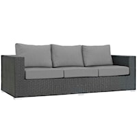 Outdoor Patio Sunbrella® Sofa - Gray