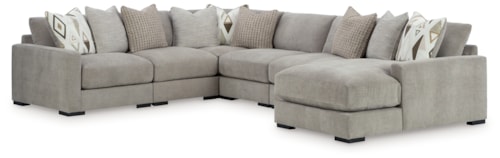 6-Piece Sectional With Chaise