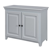 Solid Pine 2 Door Cabinet with 1 Adjustable Shelf
