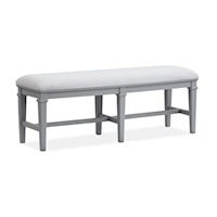Contemporary Bench with Upholstered Seating