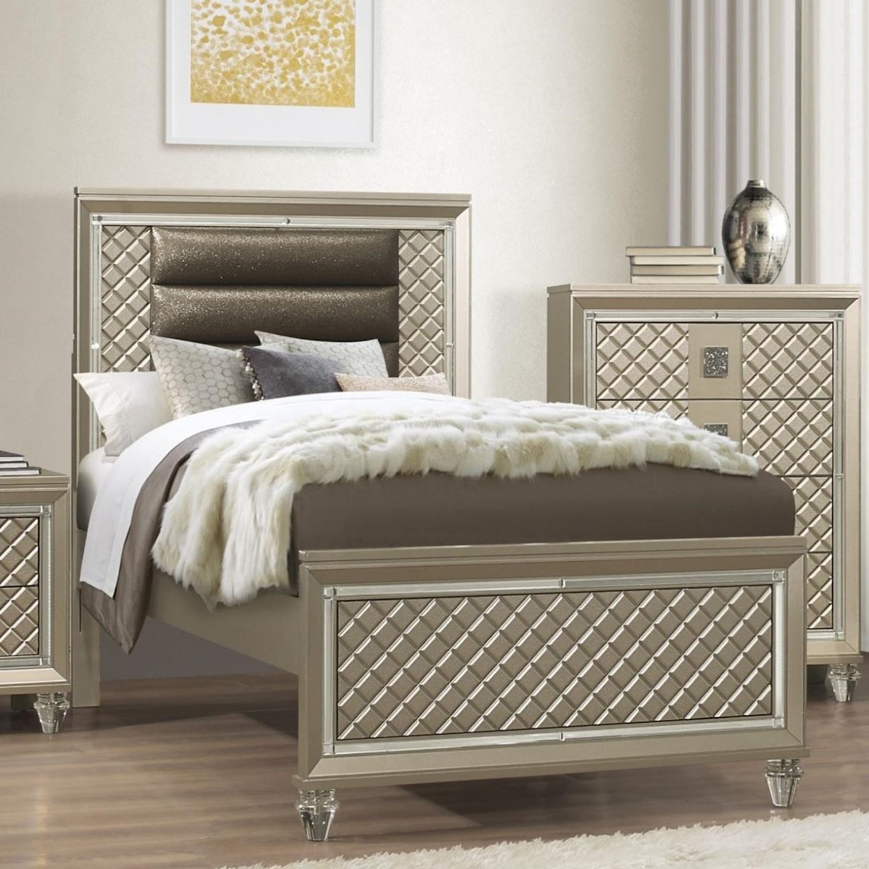 Homelegance Loudon Twin Platform Bed