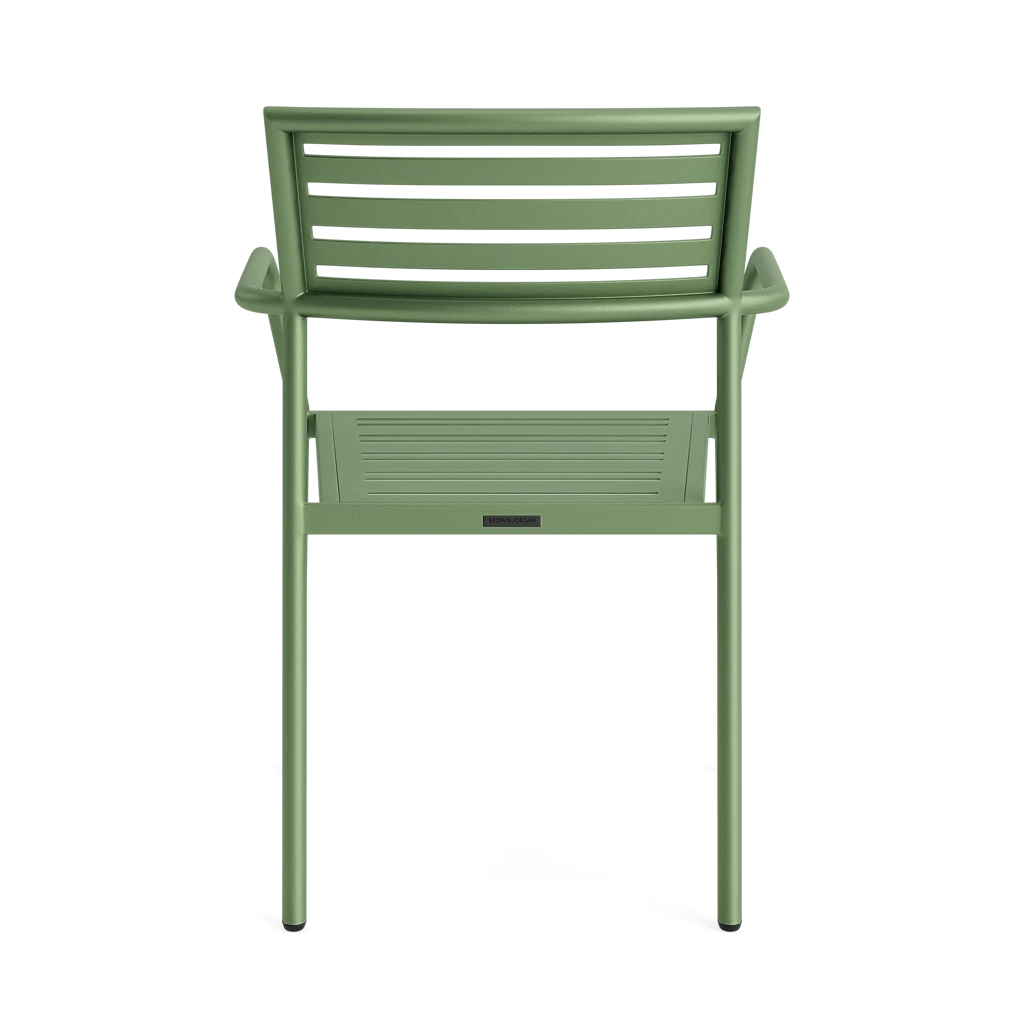 Slat Stacking Dining Arm Chair