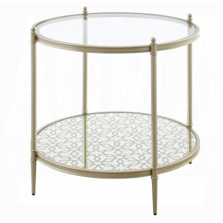 Round End Table