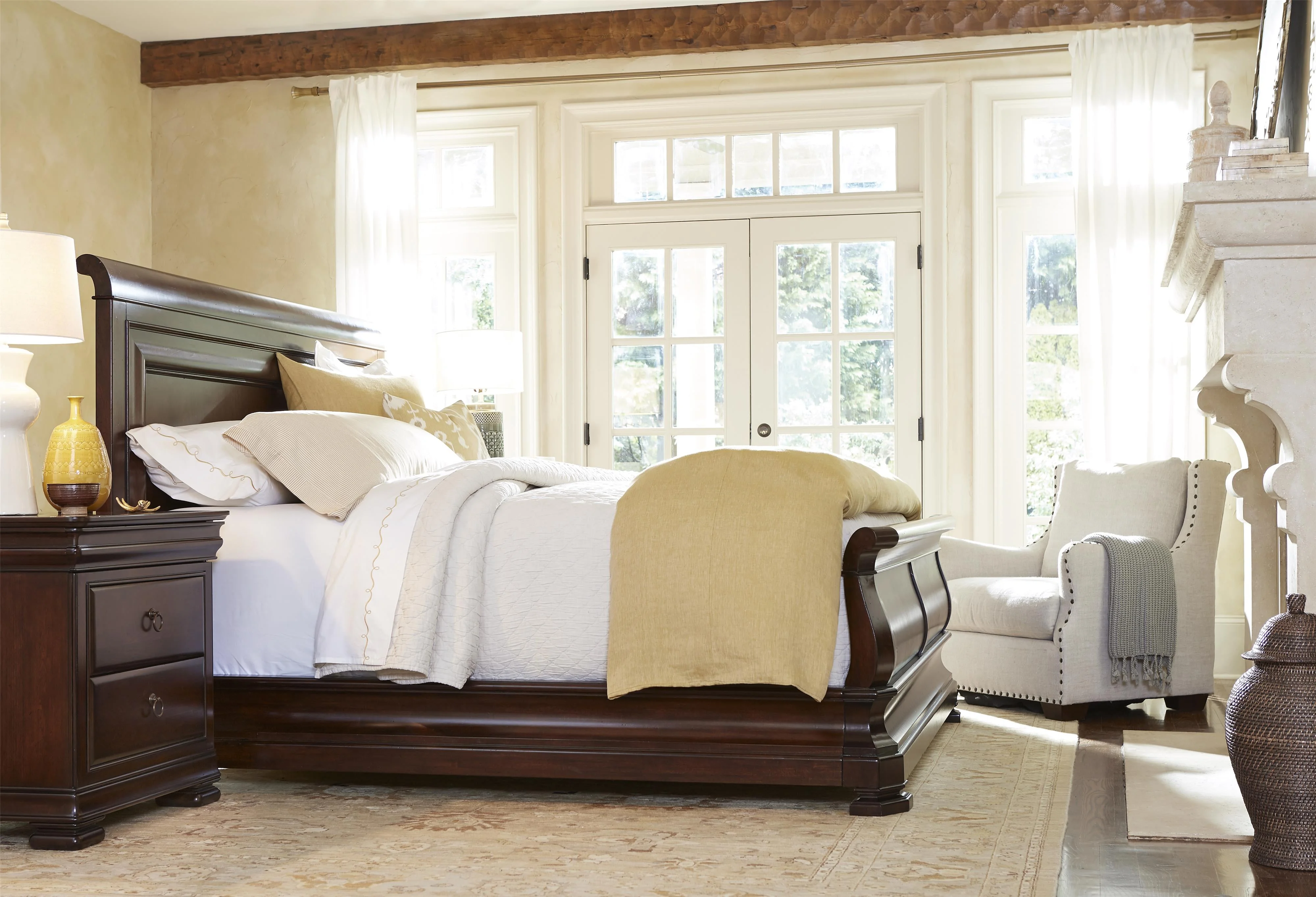 Universal Reprise 581355x1+58175Bx1 Transitional 2Piece Queen Bedroom