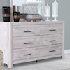 New Classic Furniture Biscayne Biscayne Dresser- Driftwood