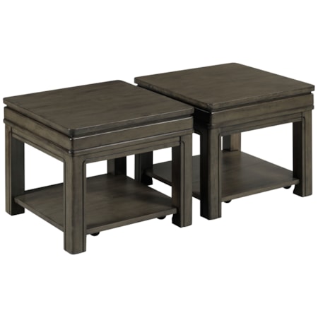 Set of Square Bunching Coffee Tables