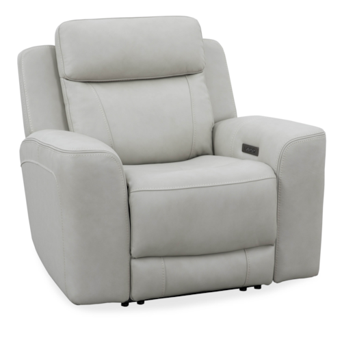 Casual Power Recliner with Power Headrest