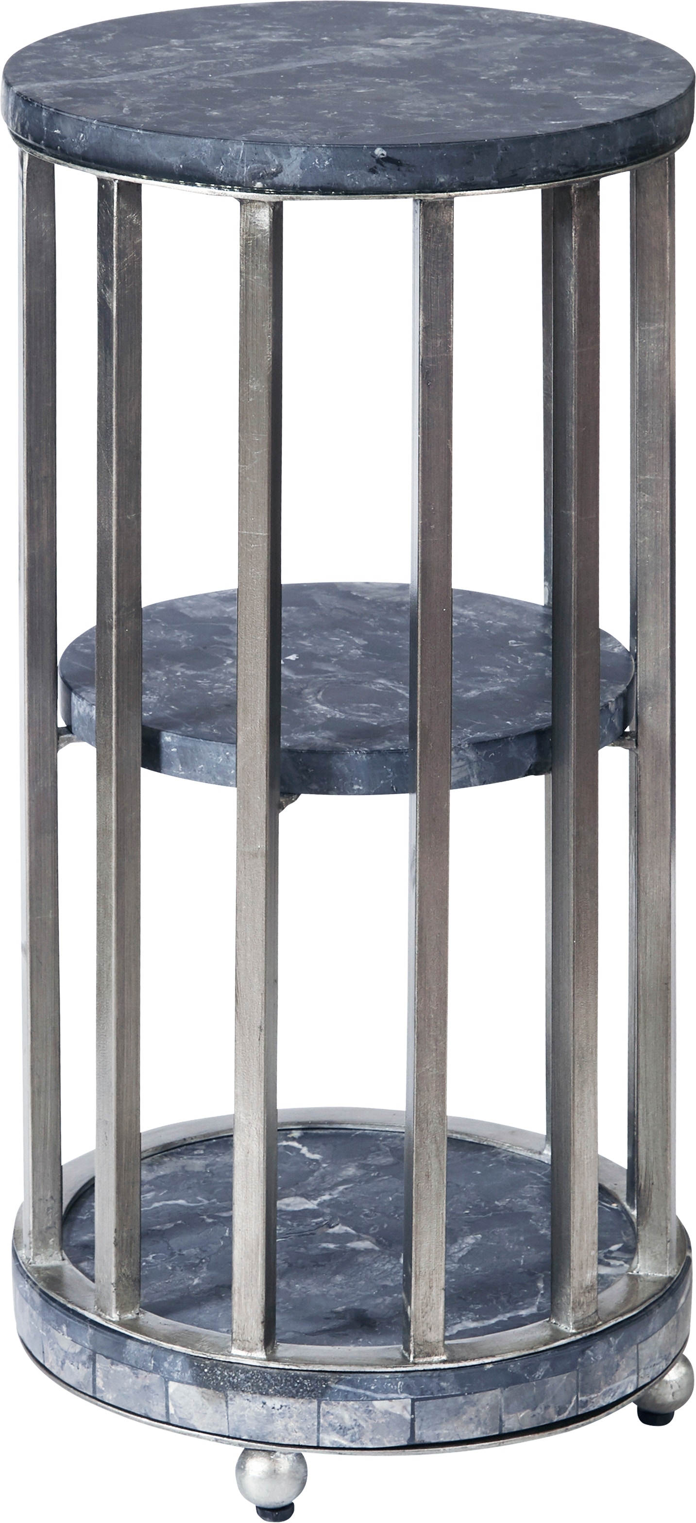 Marble and Metal Spot Table