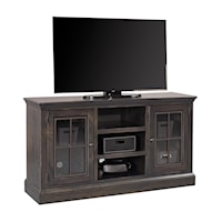 Transitional 59" TV Console with Wire Management 