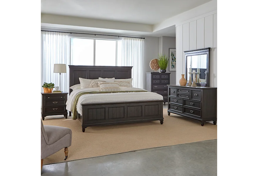 Allyson Park King Bedroom Group  by Liberty Furniture at Gill Brothers Furniture & Mattress