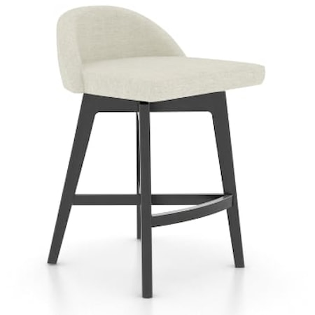 Upholstered fixed stool