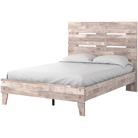 Full Platform Bed with Headboard