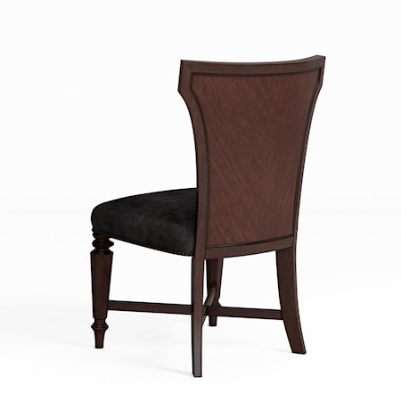 Upholstered Back Side Chair