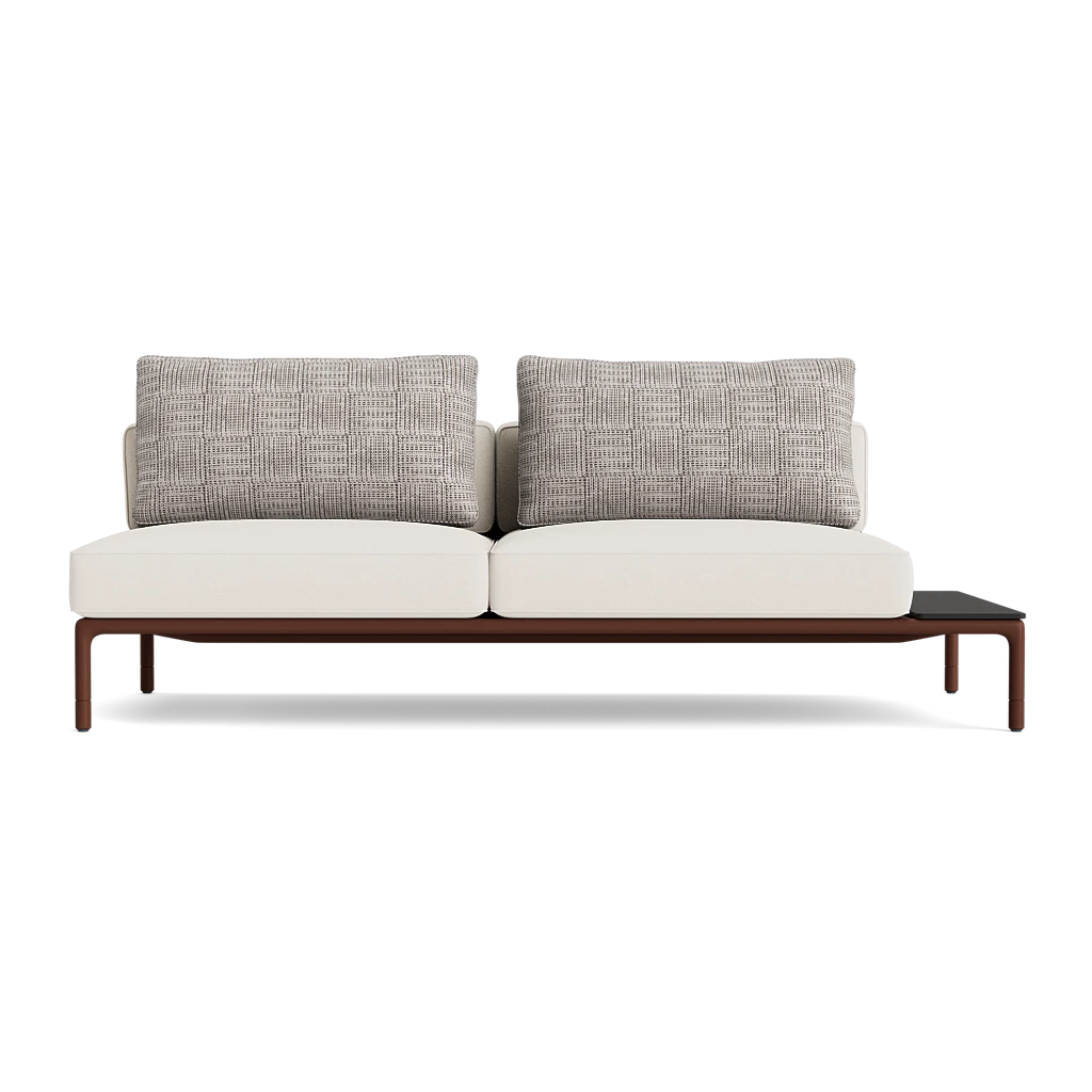Moto Armless Sectional with Right Table