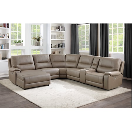 6-Piece Power Reclining Sectional Sofa