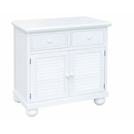 2-Door Storage Cabinet with Drawers